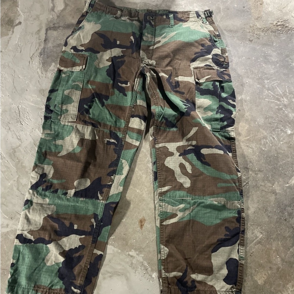 Source Unknown Green and Brown Cargo Pants